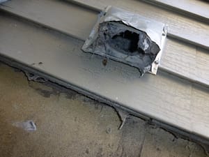 Home Inspection Dryer vent
