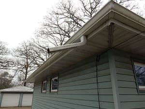  Home inspection gutters with improper down spouts