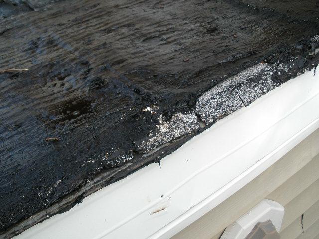 Tar over Roll Roofing